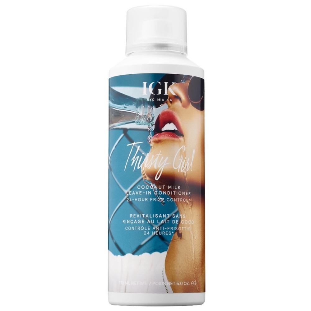 NWT IGK THIRSTY GIRL Coconut Milk Anti-Frizz Leave In Conditioner